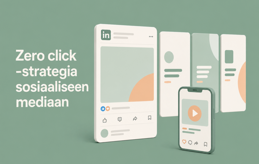 Zero Click -strategia sosiaaliseen mediaan